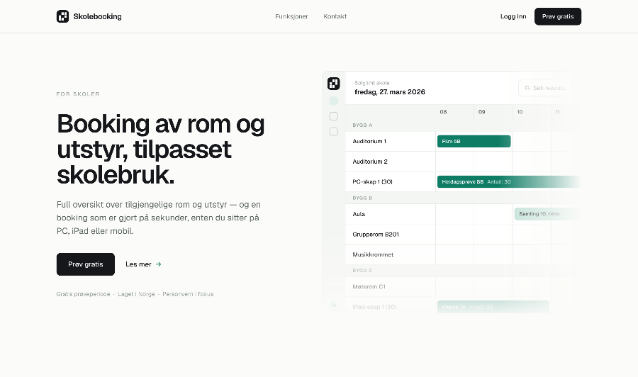 Skolebooking.no